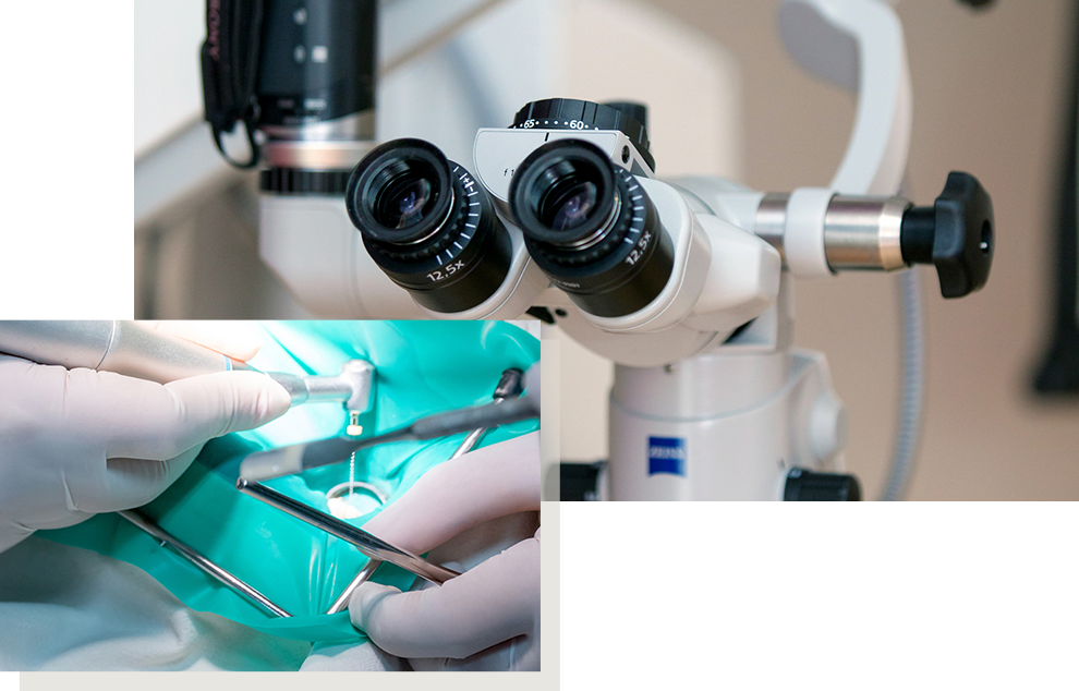 拡大視野で低侵襲の治療痛み・腫れを抑えた精密な歯科治療