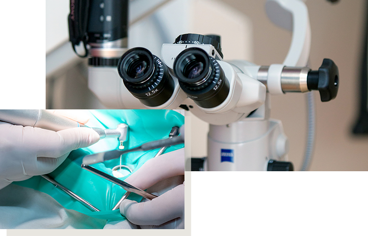 拡大視野で低侵襲の治療痛み・腫れを抑えた精密な歯科治療